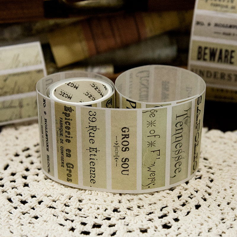 1 Roll Time Note Paper Sticker Tape