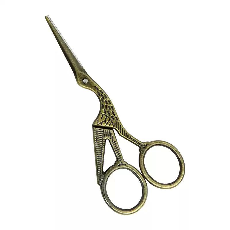 1 Pc Vintage Iron Crane Scissors
