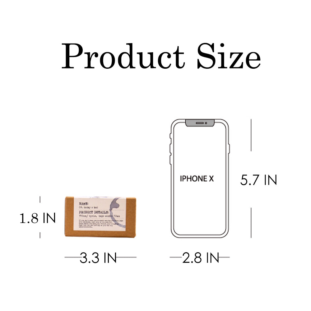 1 Roll Coffee Freedom Sticker Tape