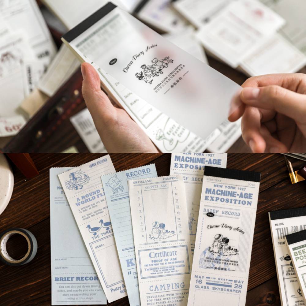 50 Sheets Chelsea Diary Note Paper Set