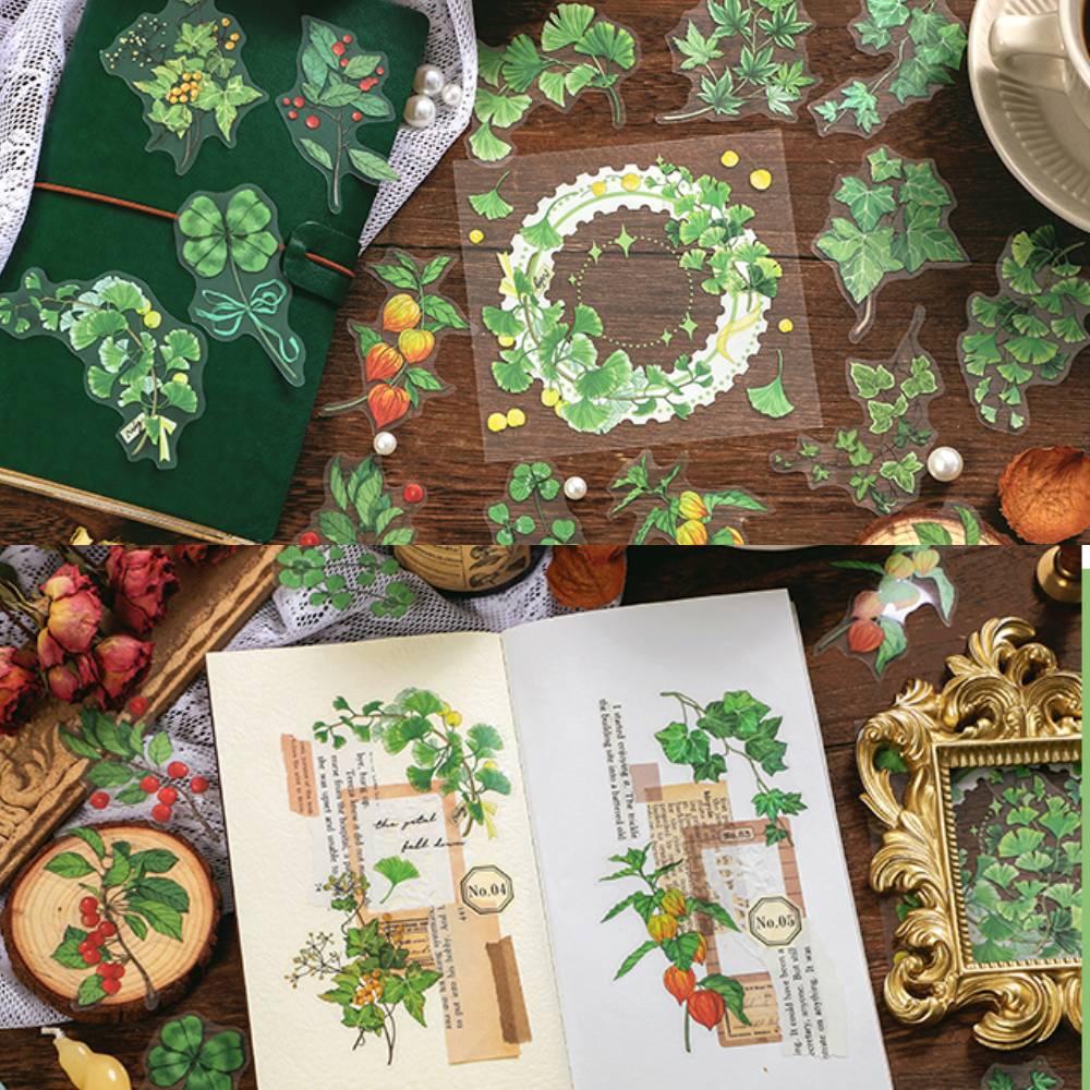 15 Pcs Fruits Of The Mountains PET Sticker Set
