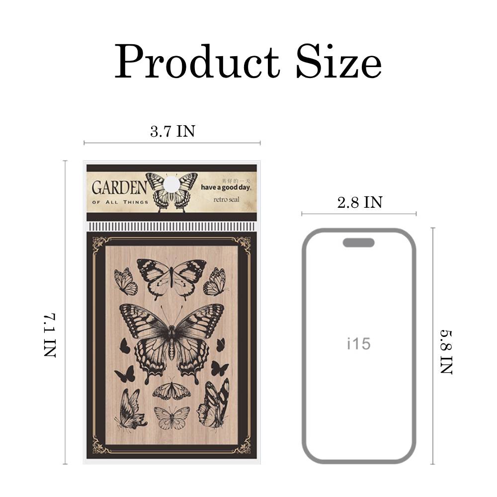 1 Pack Garden Of All Things Wooden Rubber Stamp