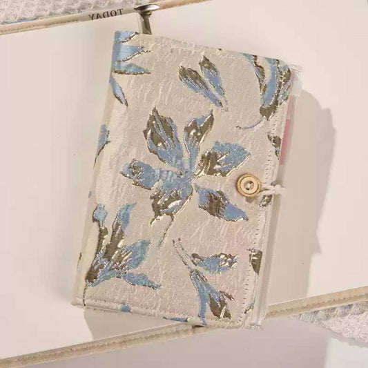 90 Sheets Embroidery Elegant Flower Bullet Journal