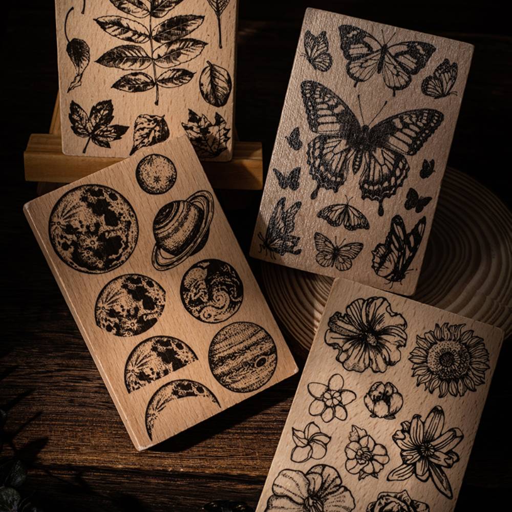 1 Pack Garden Of All Things Wooden Rubber Stamp