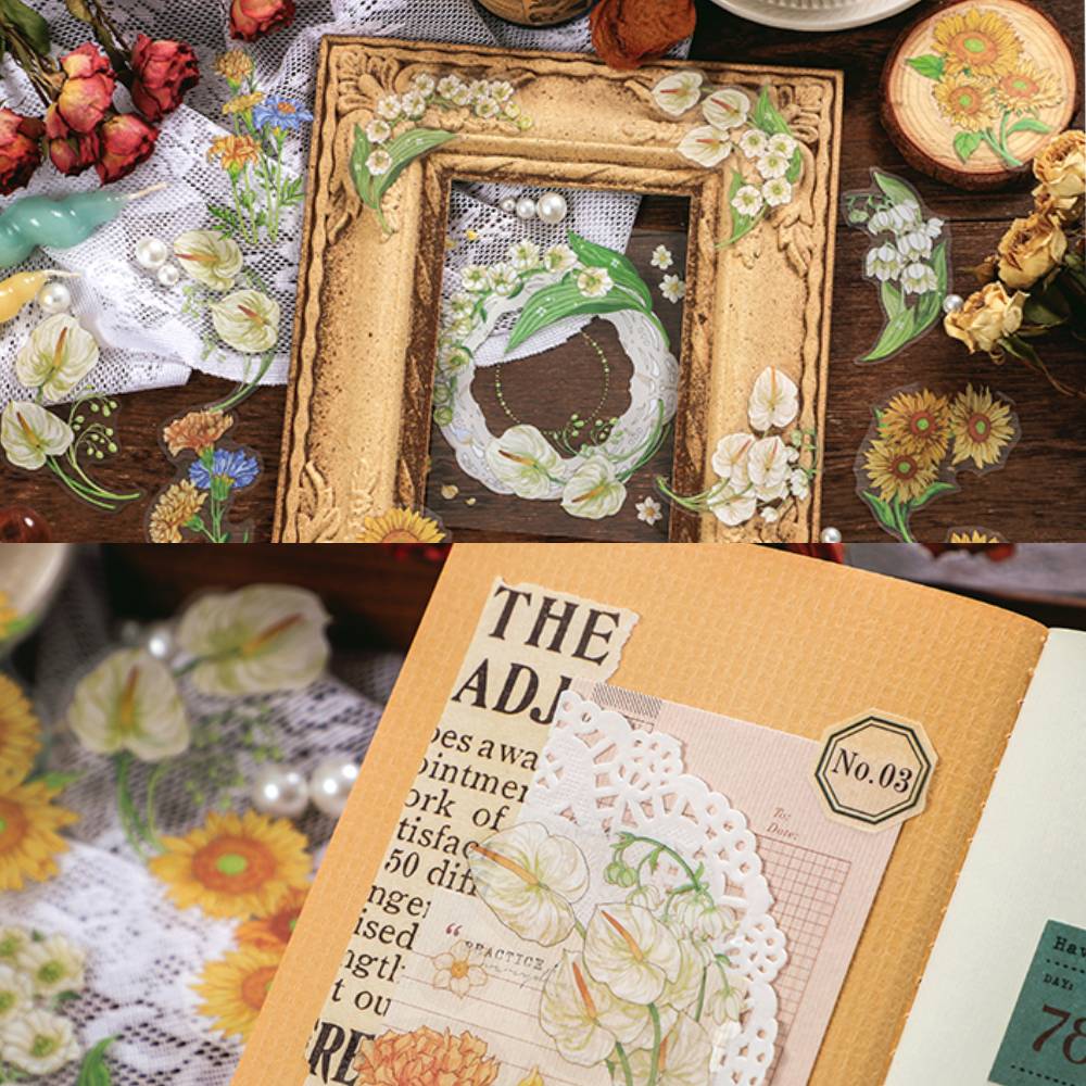 15 Pcs Fruits Of The Mountains PET Sticker Set