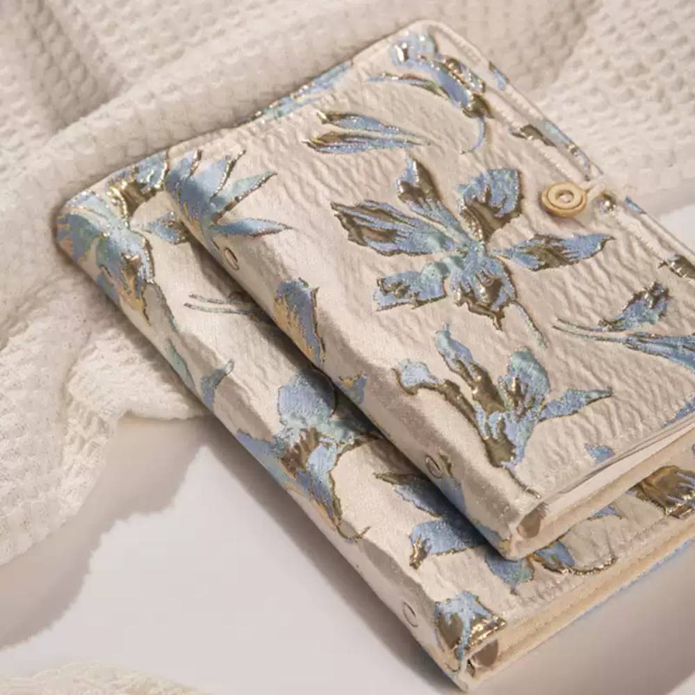 90 Sheets Embroidery Elegant Flower Bullet Journal