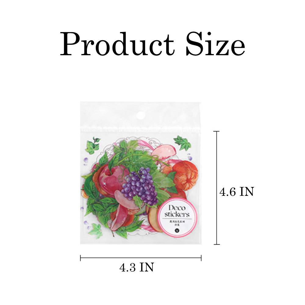 15 Pcs Fruits Of The Mountains PET Sticker Set