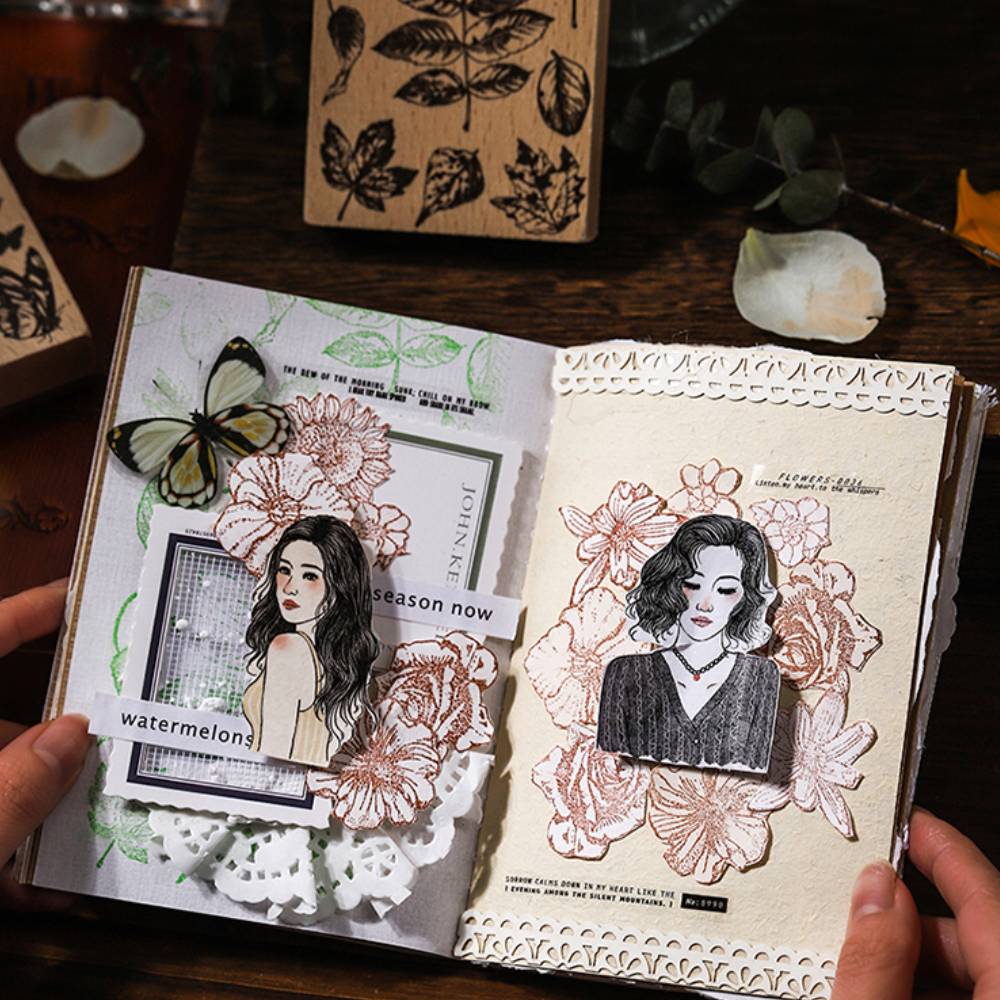 1 Pack Garden Of All Things Wooden Rubber Stamp