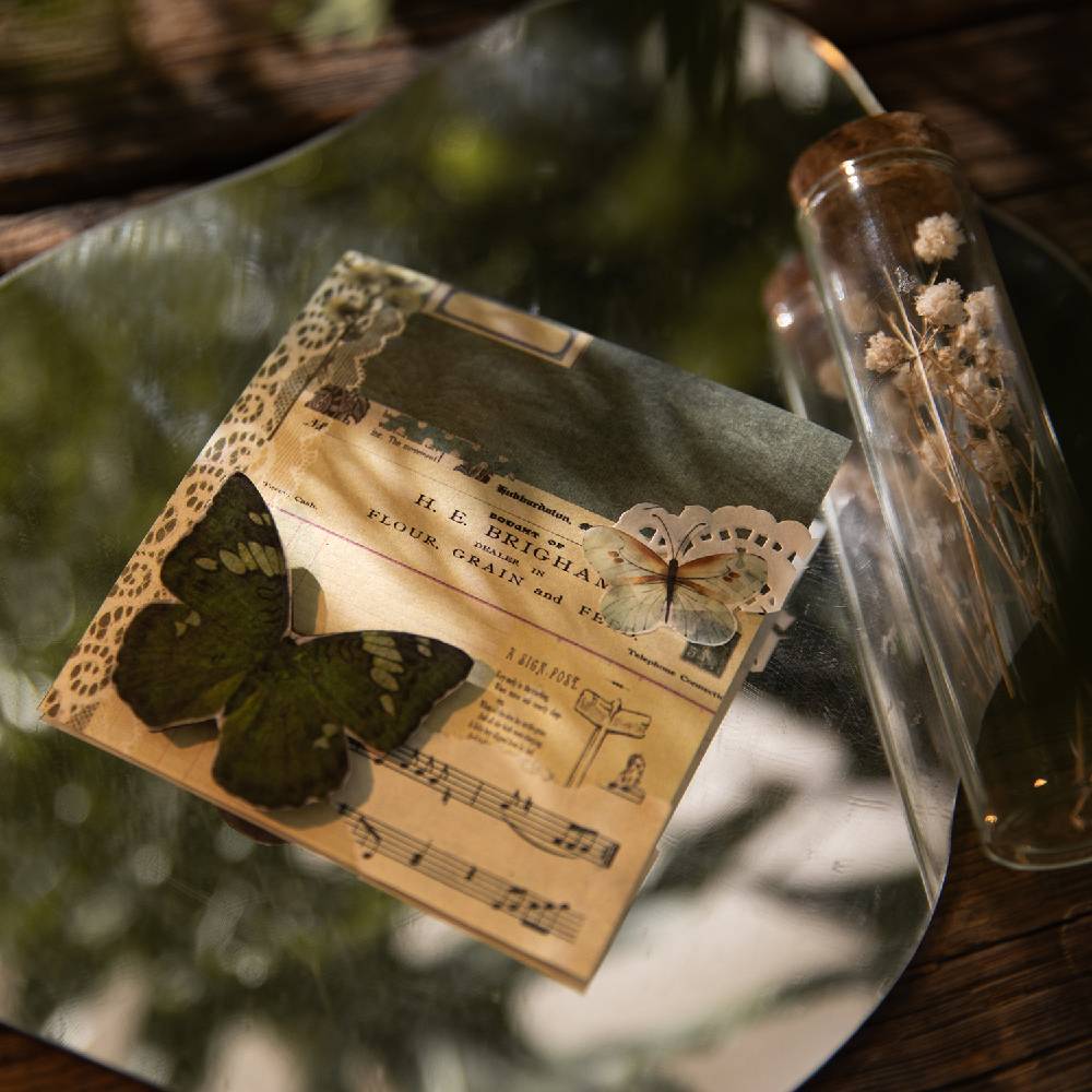 50 Pcs Natural Observation Room Paper Sticker Set