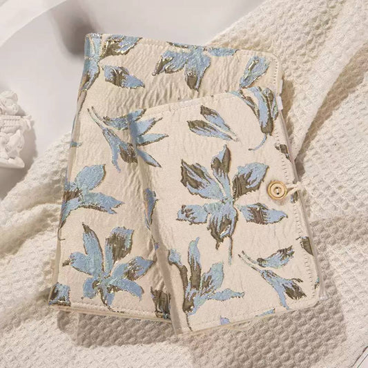 90 Sheets Embroidery Elegant Flower Bullet Journal