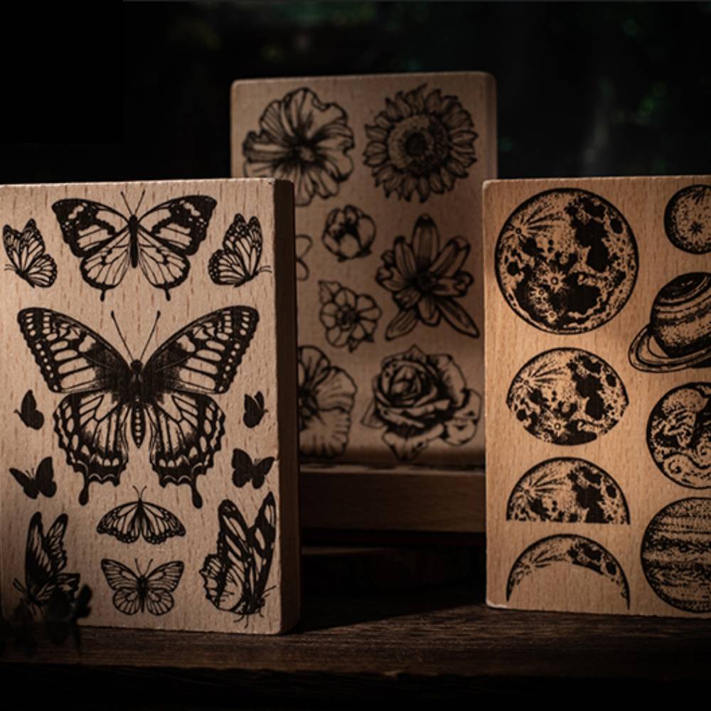 1 Pack Garden Of All Things Wooden Rubber Stamp