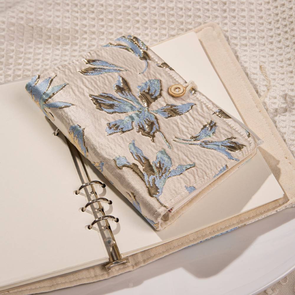 90 Sheets Embroidery Elegant Flower Bullet Journal