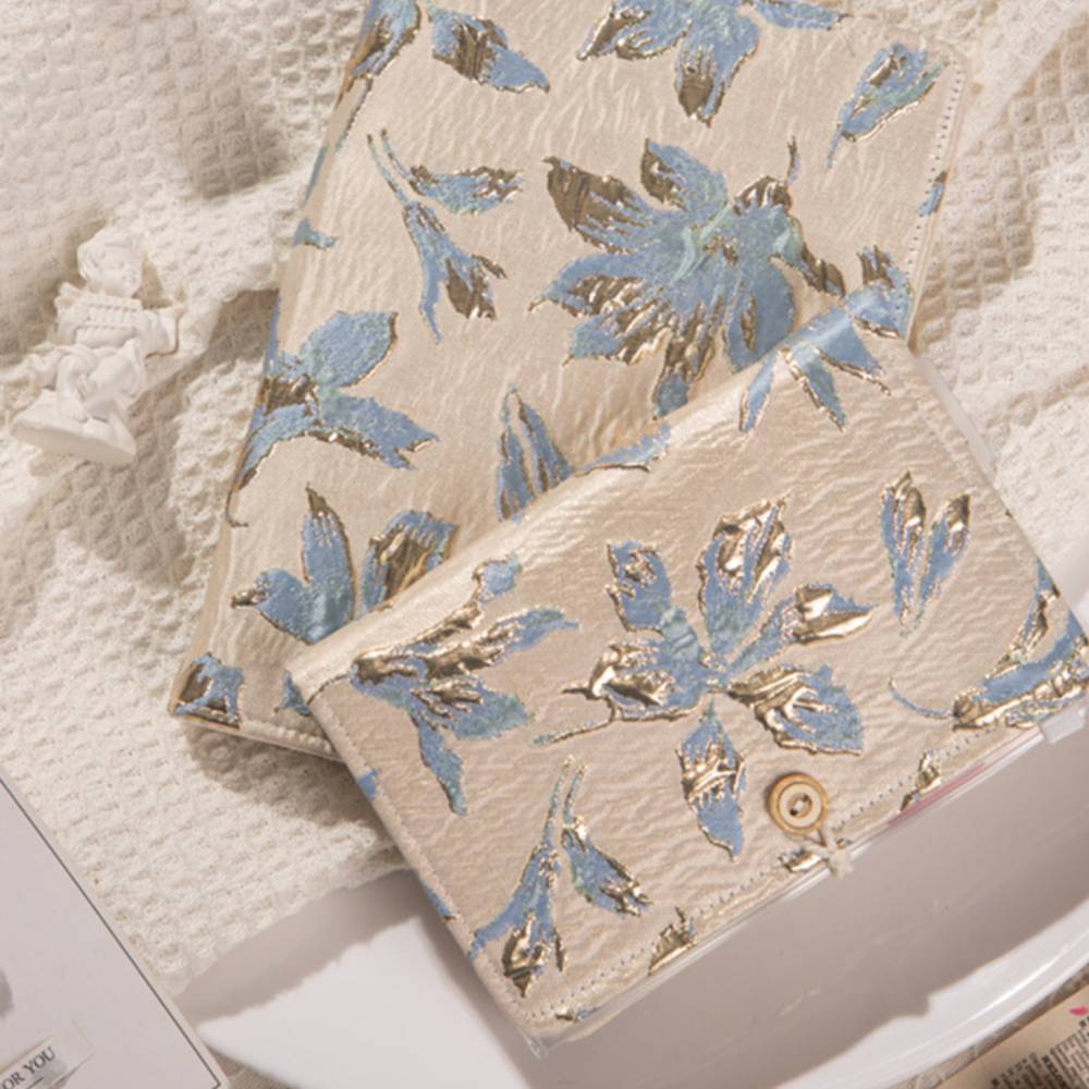 90 Sheets Embroidery Elegant Flower Bullet Journal