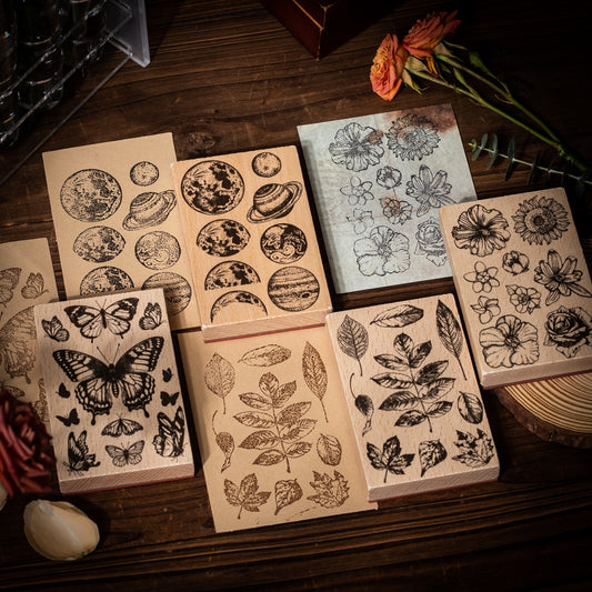1 Pack Garden Of All Things Wooden Rubber Stamp