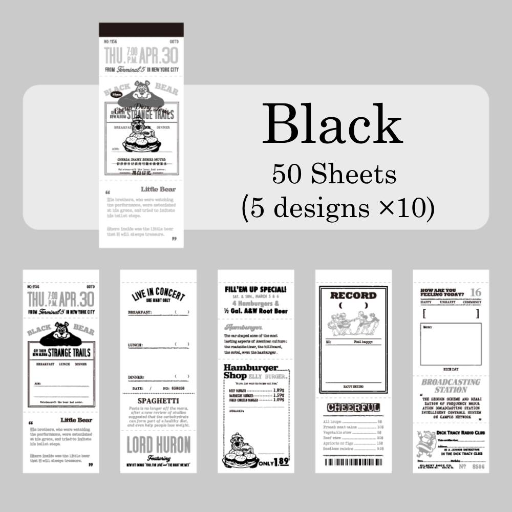 50 Sheets Chelsea Diary Note Paper Set
