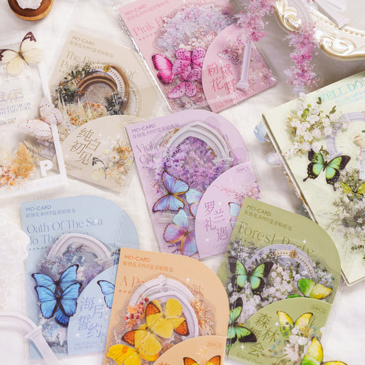 20 Pcs Romantic Arch PET Sticker Set