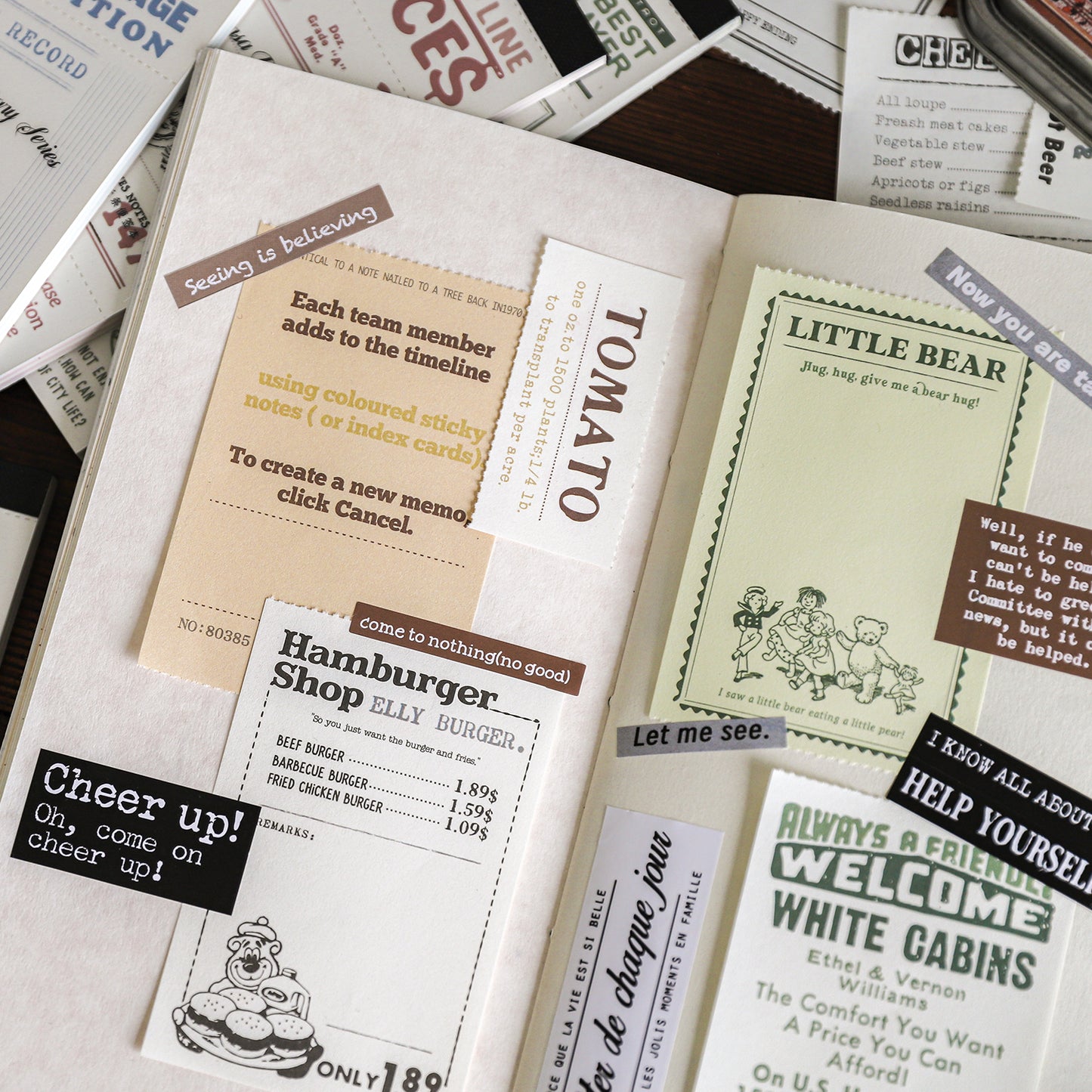 50 Sheets Chelsea Diary Note Paper Set