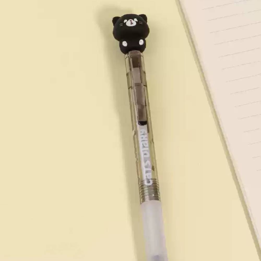 Cat Diary Erasable Gel Pen Of 4