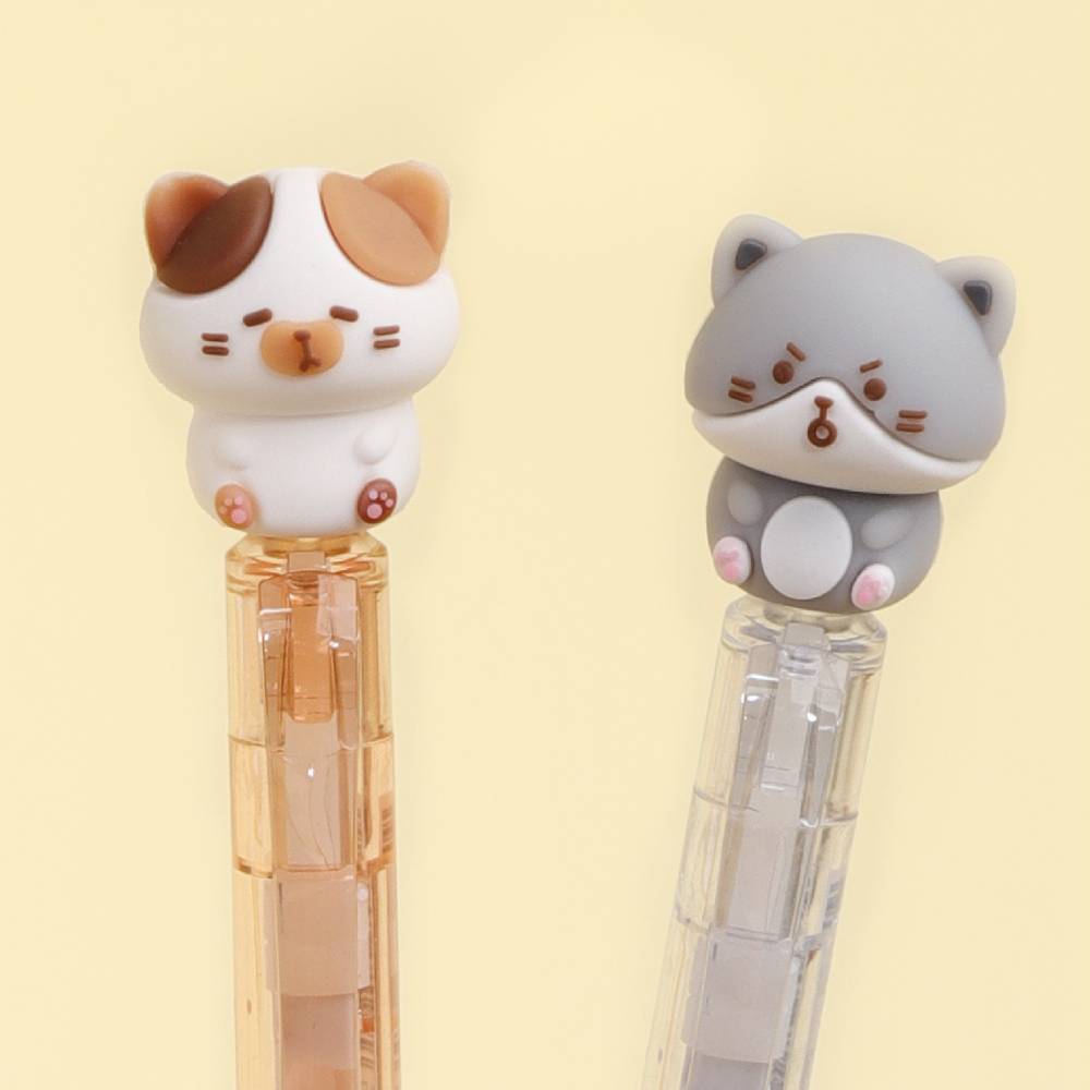 Cat Diary Erasable Gel Pen Of 4