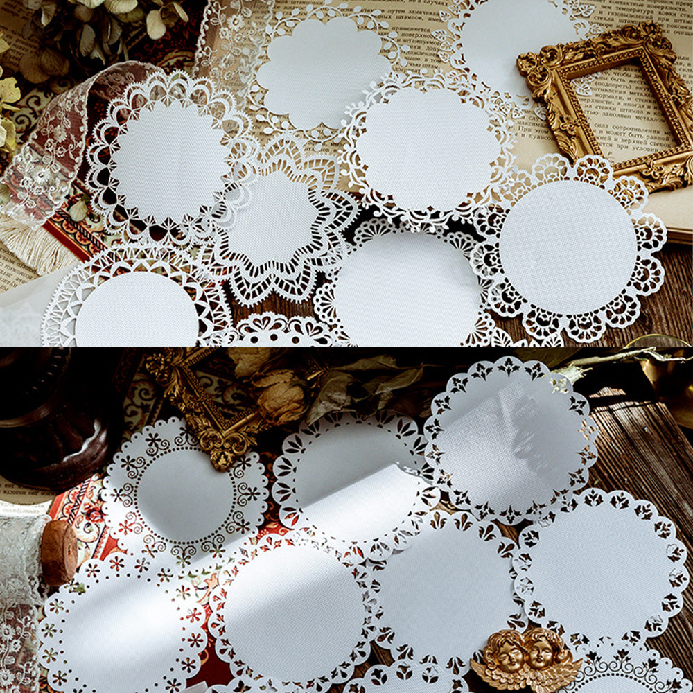 10 Sheets Alice Tea Party Die Cut Shapes