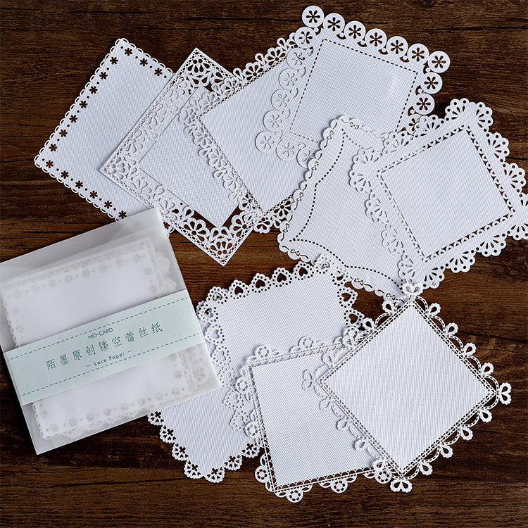 10 Sheets Alice Tea Party Die Cut Shapes