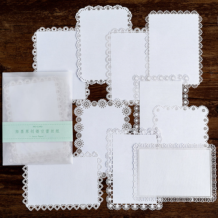 10 Sheets Alice Tea Party Die Cut Shapes