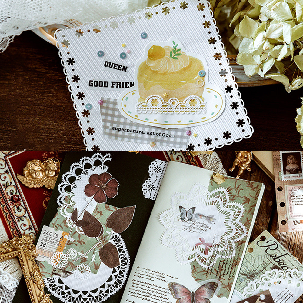 10 Sheets Alice Tea Party Die Cut Shapes
