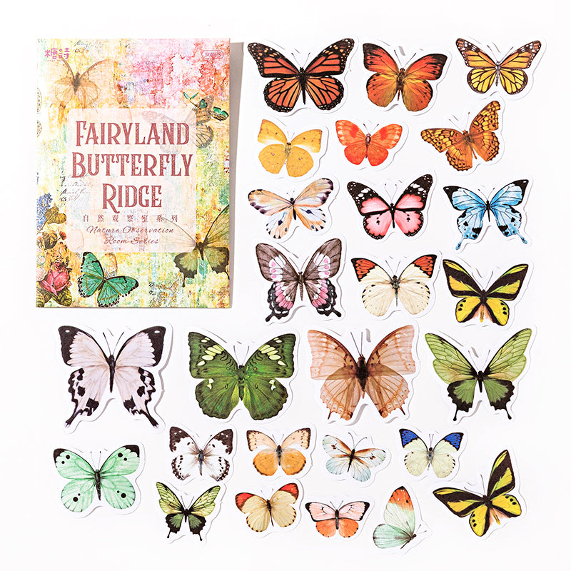 50 Pcs Natural Observation Room Paper Sticker Set
