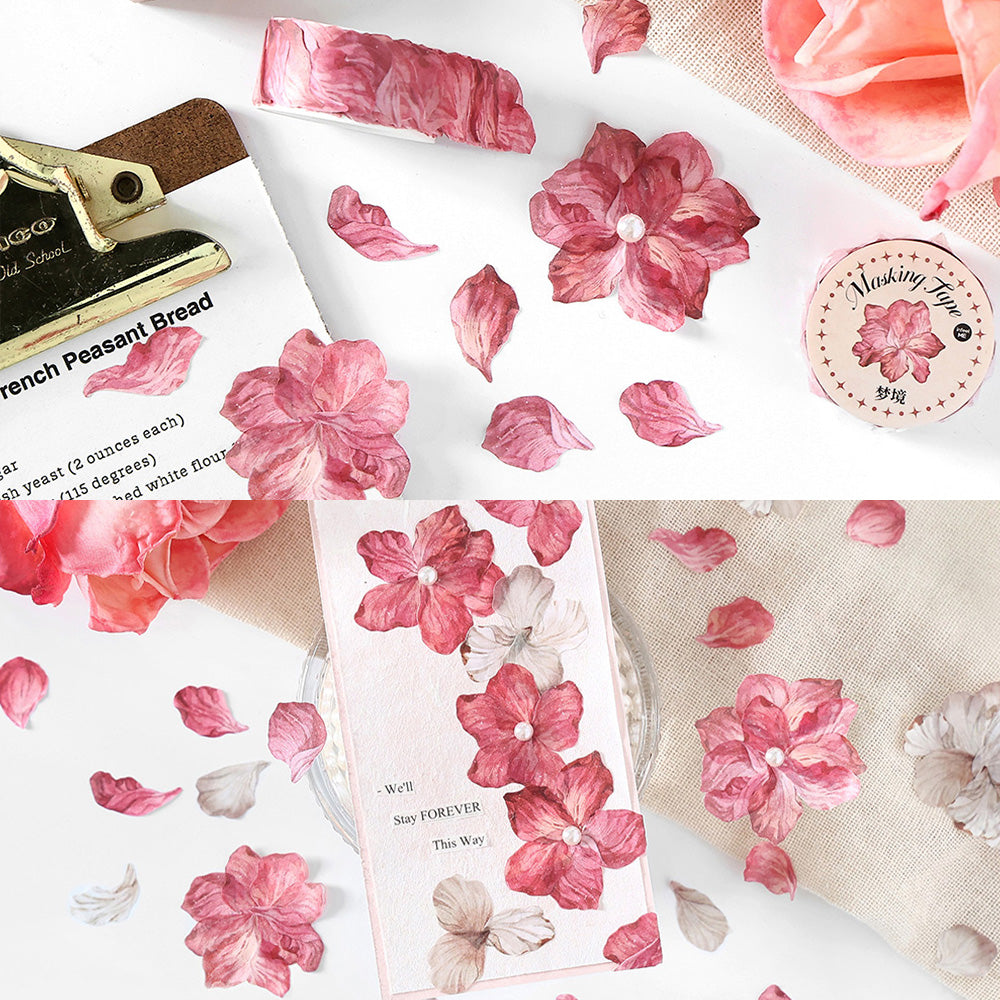 1 Roll Bloom A Petal Washi Sticker Tape