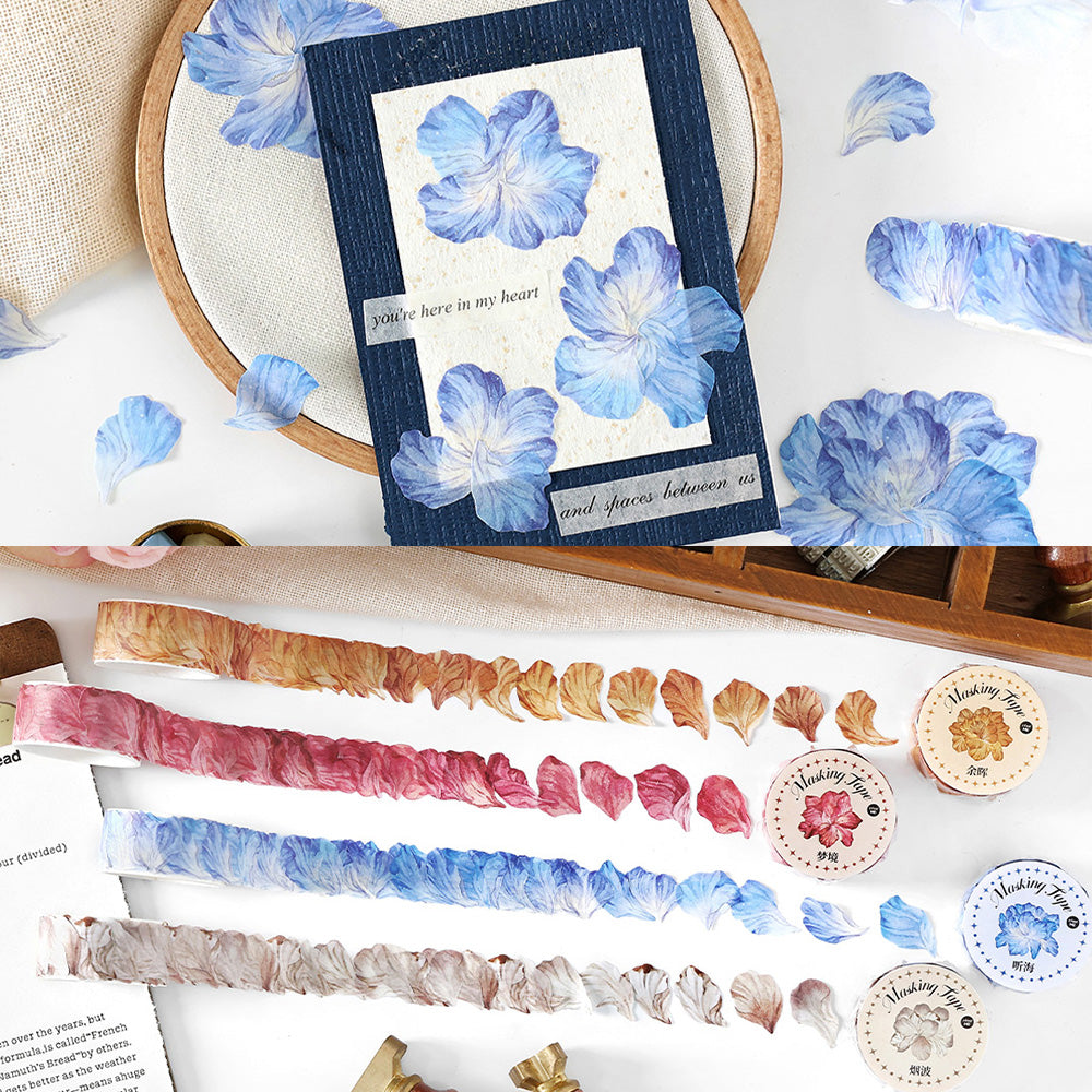 1 Roll Bloom A Petal Washi Sticker Tape