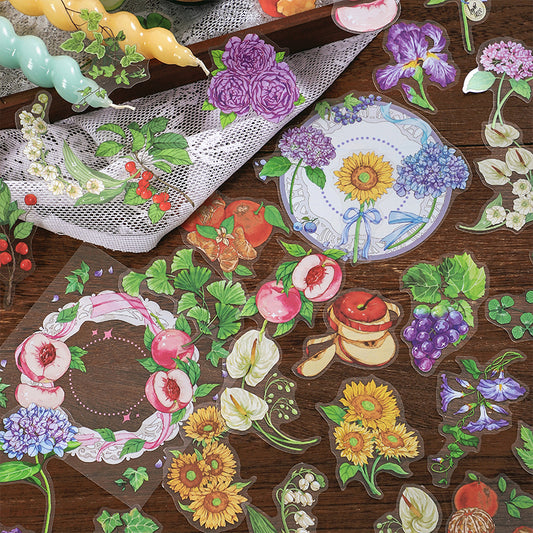 15 Pcs Fruits Of The Mountains PET Sticker Set