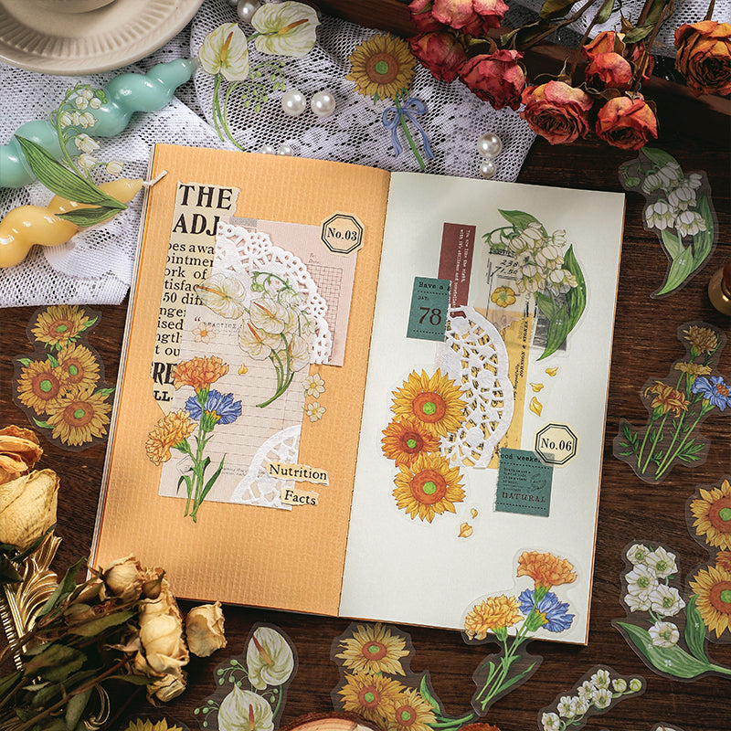 15 Pcs Fruits Of The Mountains PET Sticker Set
