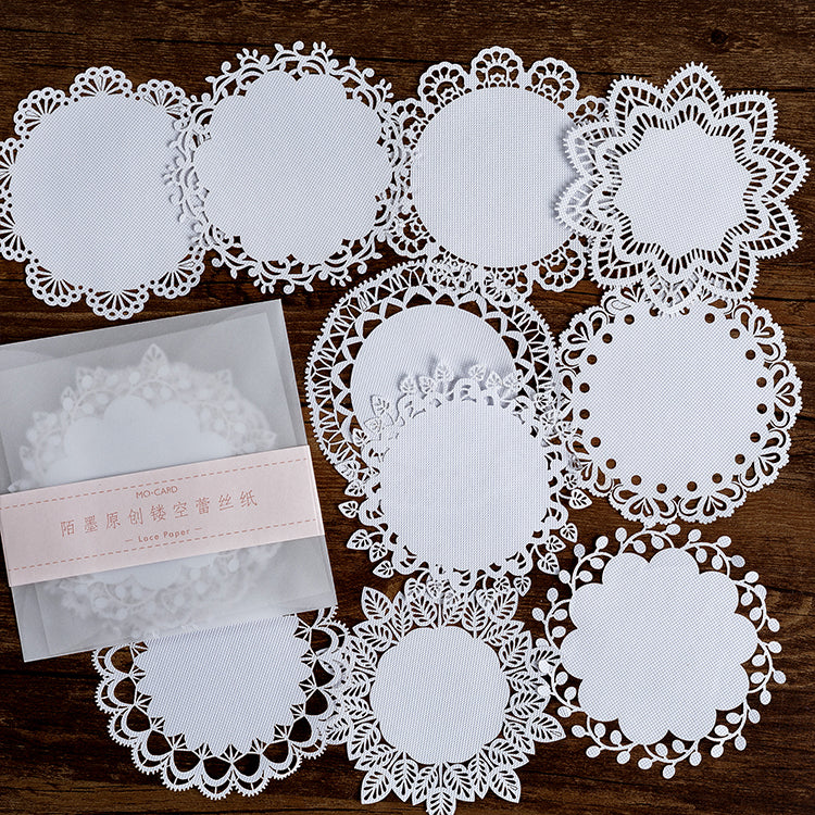10 Sheets Alice Tea Party Die Cut Shapes