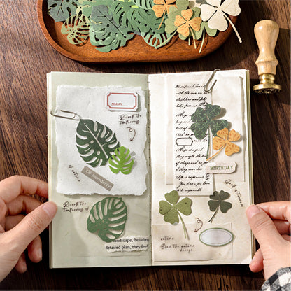 30 Pcs Leaf Collection Die Cut Shapes
