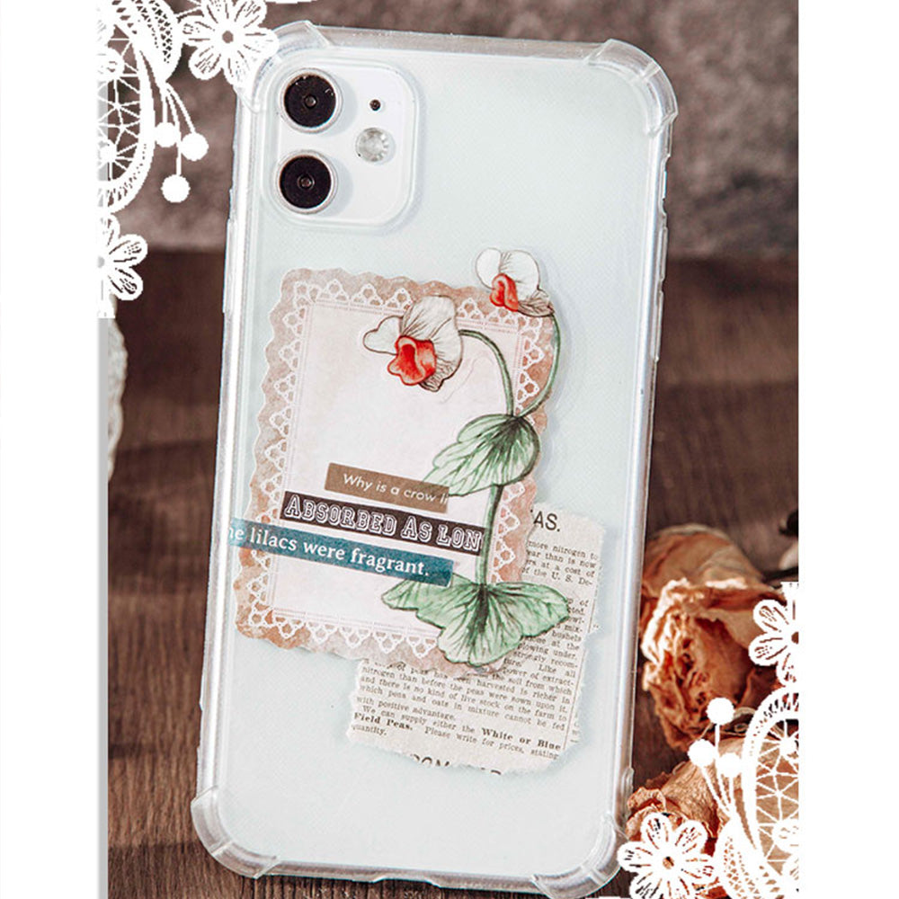 30 Pcs Alice's Adventures Lace PET Sticker Set