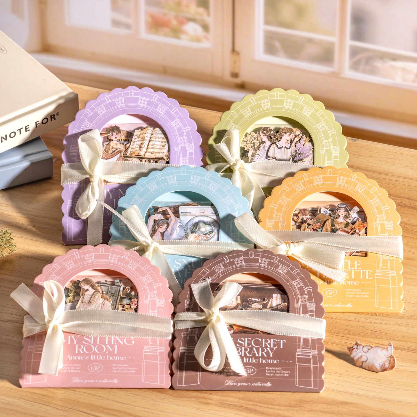 15 Pcs Anne's Little Home Paper Sticker Set