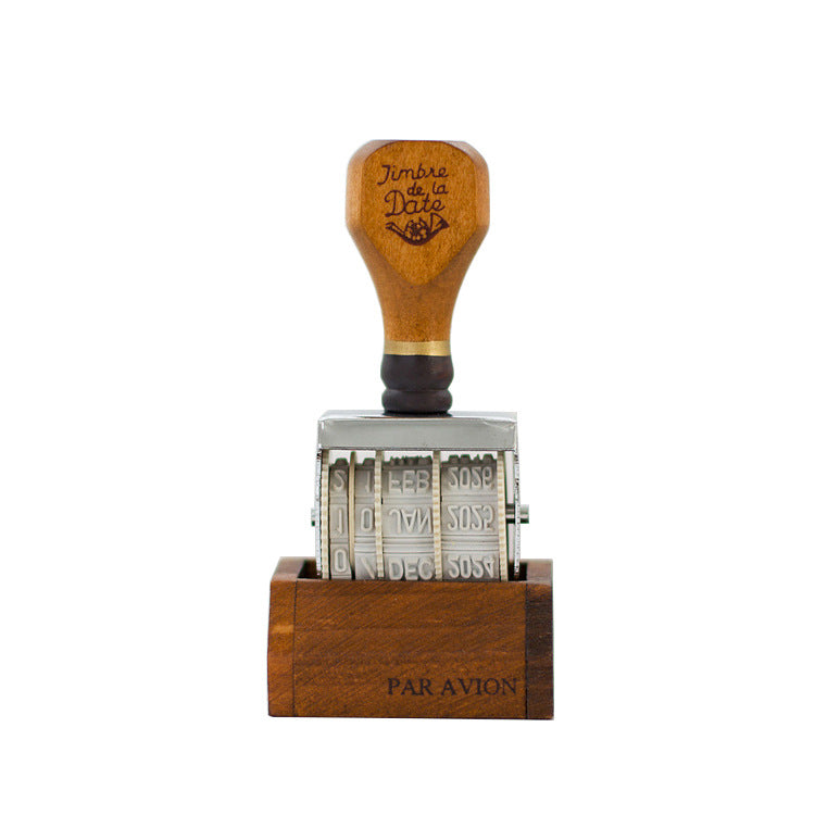 Vintage Roller Date Rubber Stamp