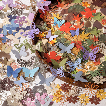 30 Pcs Leaf Collection Die Cut Shapes