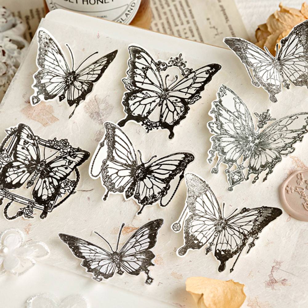 1 Pack All About Butterfly Wooden Rubber Stamp