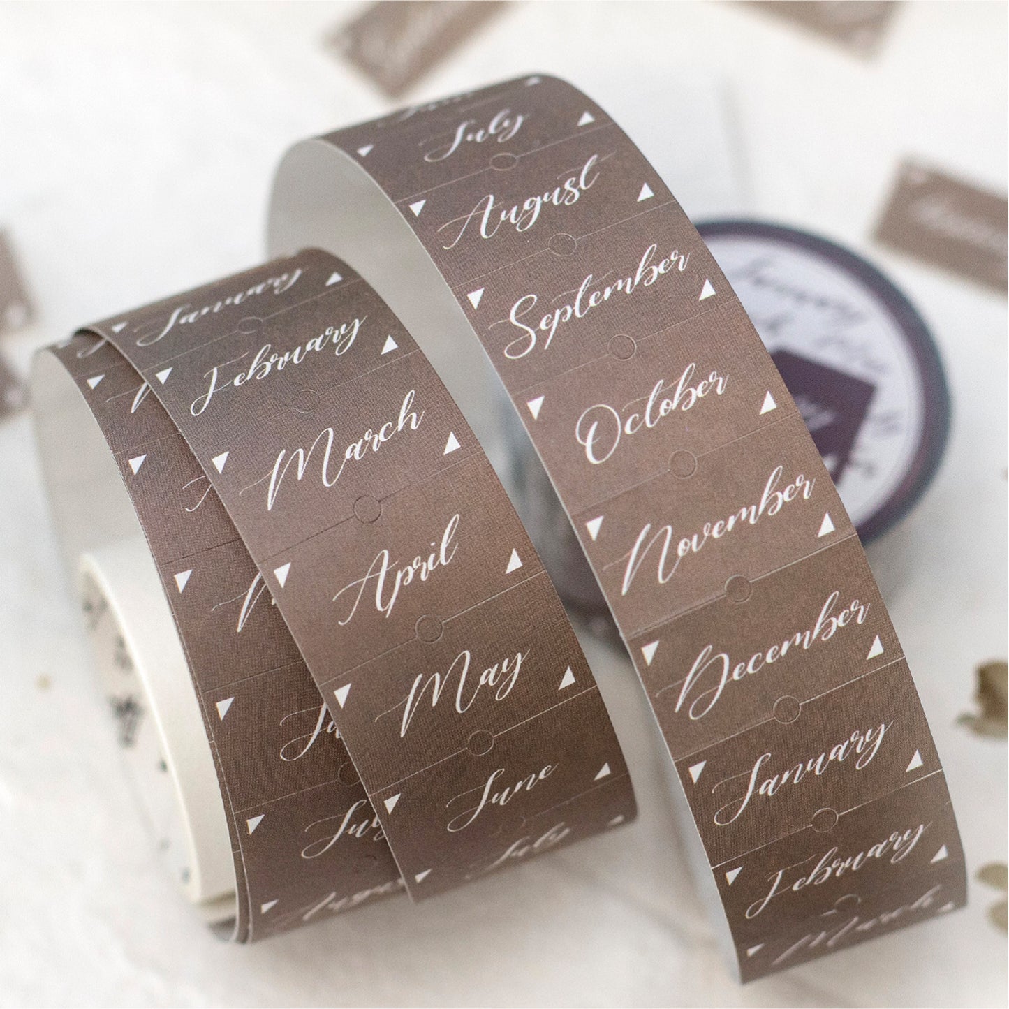 1 Roll Today's Mood Paper Sticker Tape