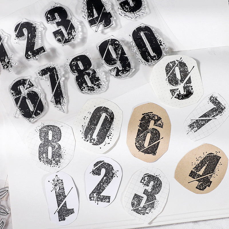 4 Pcs Great Day Clear Silicone Stamp Set