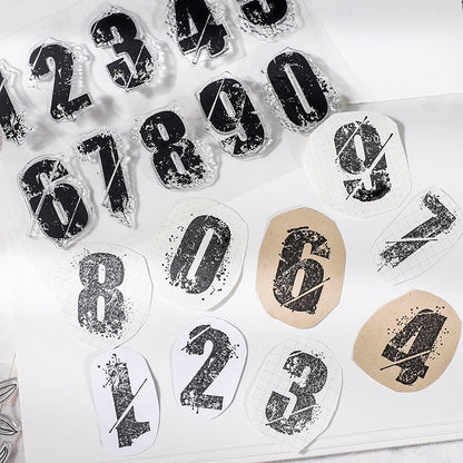 4 Pcs Great Day Clear Silicone Stamp Set