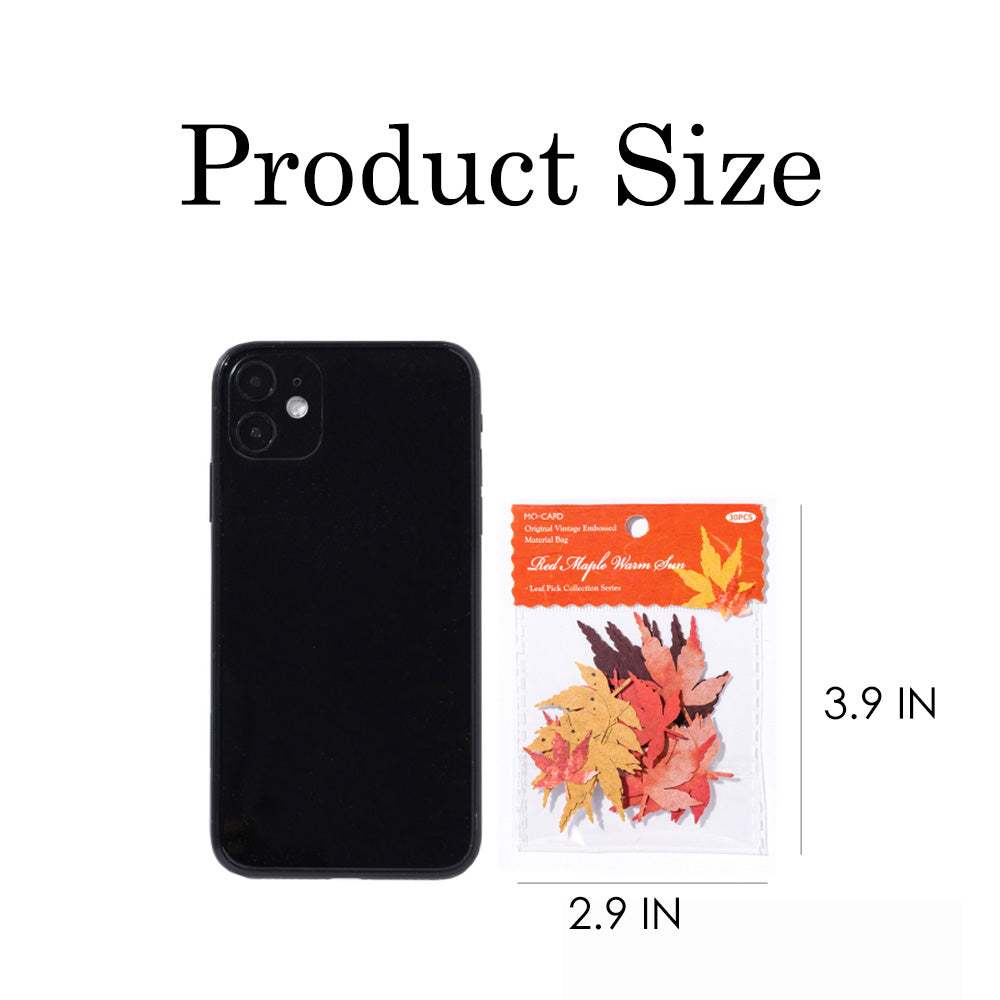 30 Pcs Leaf Collection Die Cut Shapes