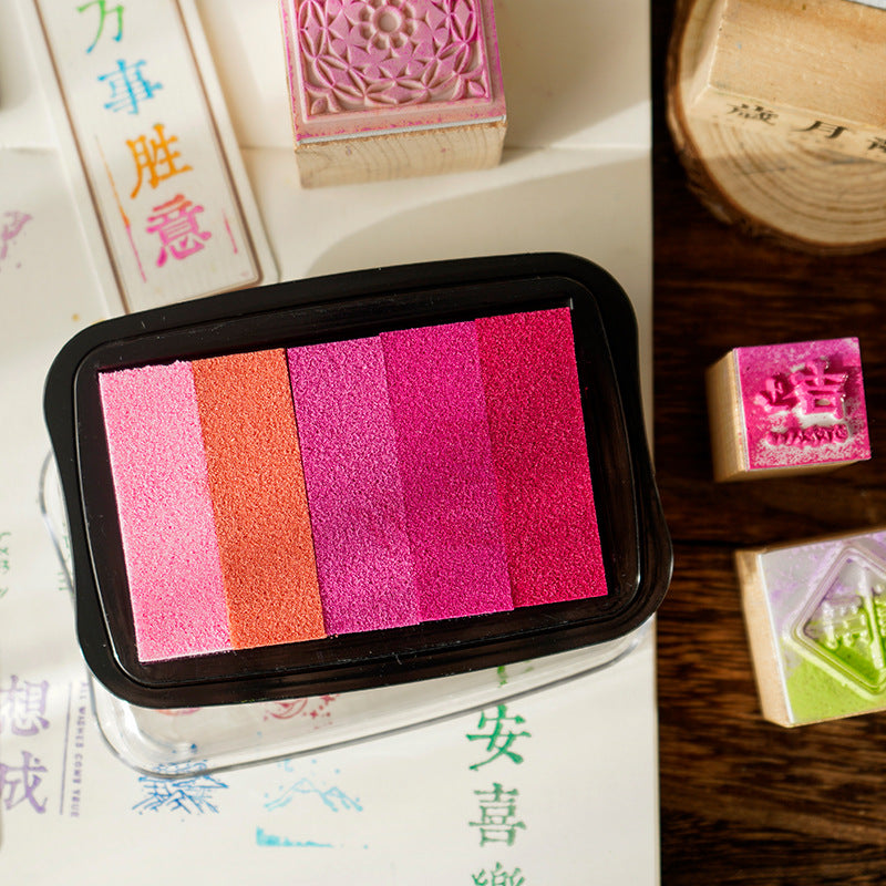 5-Color Gradient Ink Stamp Pad Set