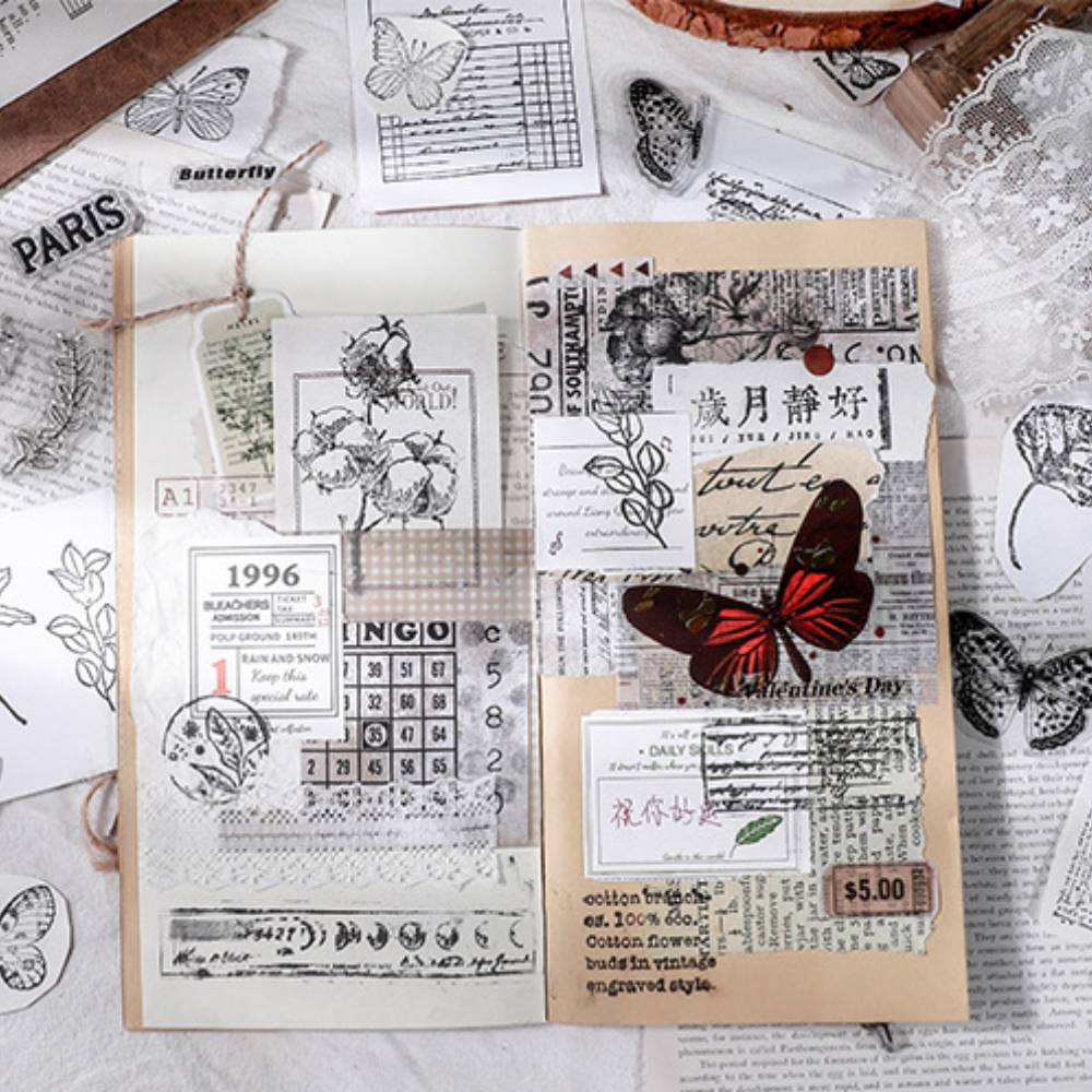 4 Pcs Great Day Clear Silicone Stamp Set
