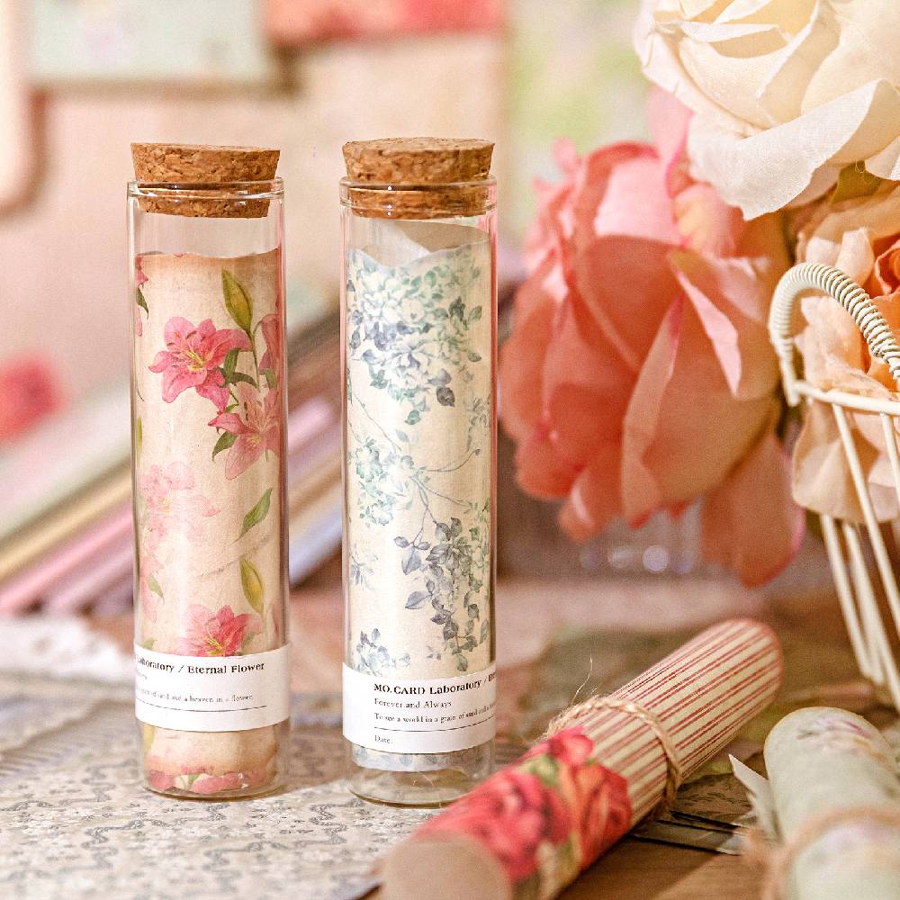 30 Sheets Gentle Flower Wind Material Paper Set