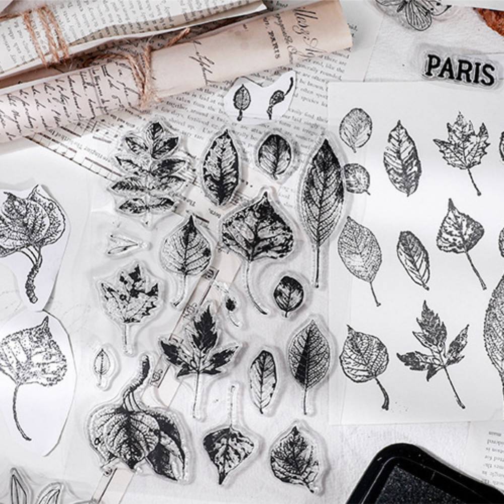 4 Pcs Great Day Clear Silicone Stamp Set