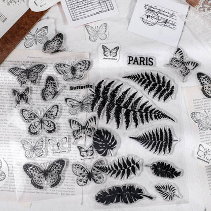 4 Pcs Great Day Clear Silicone Stamp Set