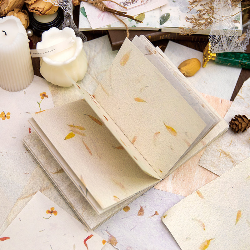 80 Sheets Flower Poetry Material Paper Book