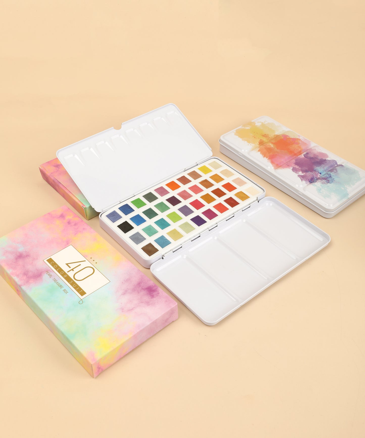 Metallic Watercolor Paint Set Of 40
